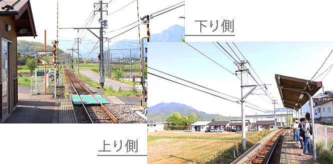 寺下駅ホーム