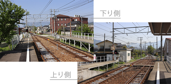 城下駅ホーム