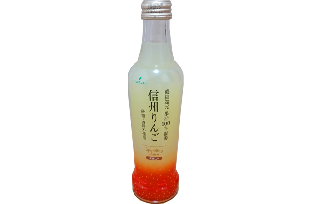 ツルヤオリジナル　信州りんご スパークリングジュース